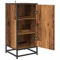 vidaXL Servírovacia skriňa Staré drevo 35,5 x 35 x 76 cm