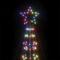 vidaXL LED vianočný stromček s hrotmi 1534 LED farebné 500 cm