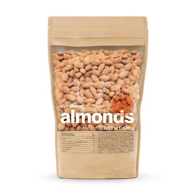 Mandle - GymBeam, bez príchute, 500 g