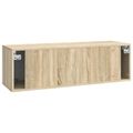 vidaXL Nástenná TV skrinka Dub sonoma 98 x 31 x 30 cm Kompozitné drevo