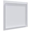 vidaXL Prístupové dosky Biela 35 x 35 cm ABS plast