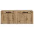 vidaXL Nástenná TV skrinka 78,5 x 31 x 30 cm Dub artisan