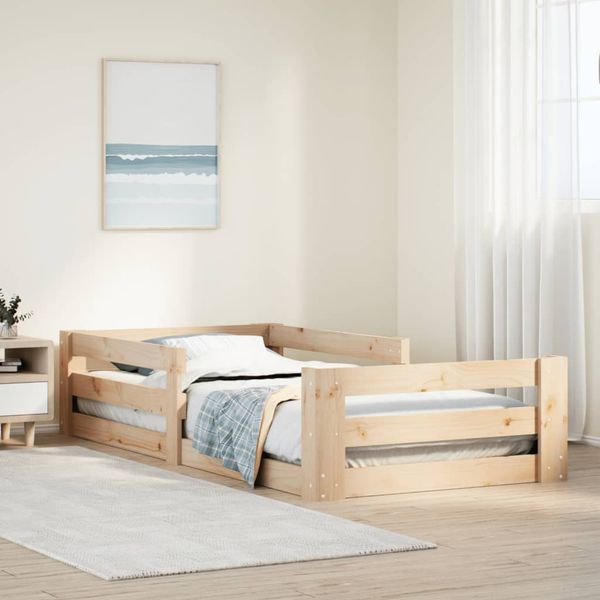 vidaXL Posteľný rám bez matraca 80x200 cm borovicový masív