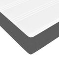 vidaXL Rám postele s matracmi Tmavo šedá 140 x 200 cm látka