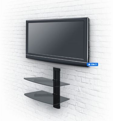 OPTICUM polička dvojitá pod TV 360x250x432mm