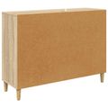 vidaXL Servírovacia skriňa BORNE Sonoma 102 x 33 x 75 cm