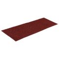 vidaXL Schodové rohože, samolepiace, 30 ks, 60x25 cm, bordovo červené, obdĺžnikové