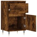 vidaXL Komody 2 ks dymový dub 40x35x70 cm kompozitné drevo