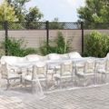 vidaXL Priehľadná plachta s okami 5x8 m Polyetylén