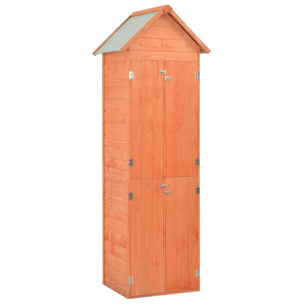 vidaXL Záhradná kôlňa 71x60x213 cm, drevo