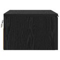 vidaXL Nočný stolík Čierny dub 34 x 30 x 20 cm Kompozitné drevo