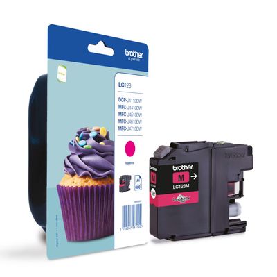 LC-123M (atrament magenta, 600 str.)