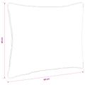 vidaXL 1-dielny vankúš na chrbát PUTTEN 100% polyester Sivá