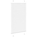 vidaXL plisovaná roleta biela 80x150 cm šírka látky 79,4 cm