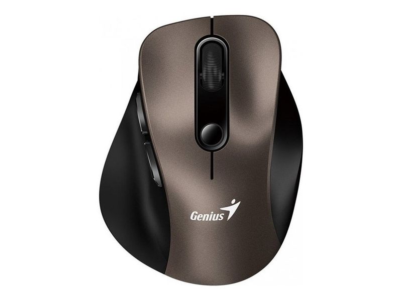 Genius Ergo 9000S/Ergonomická/Optická/Pre pravákov/2 400 DPI/USB+BT/Champagne Titanium