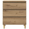 VidaXL Príborník Artisan Dub 60x35x70 cm Engineered Wood