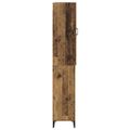 vidaXL Highboard Staré drevo 69,5 x 34 x 180 cm Kompozitné drevo