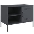 vidaXL TV skrinky 2 ks antracitové 68x39x50,5 cm oceľ