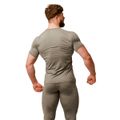 Bežecké tričko Pulse Vetiver - GymBeam, veľkosť L, veľkosť oblečenia L
