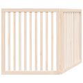 vidaXL Brána pre psa skladacia 2 panely 160 cm topoľové drevo