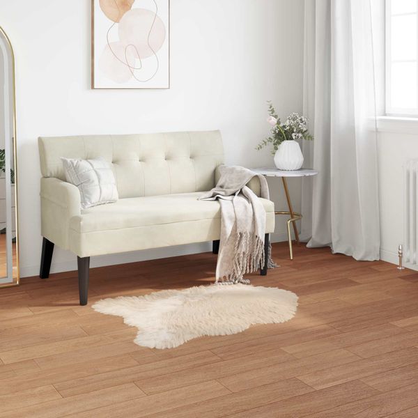 vidaXL Koberec z umelého ovčieho kožucha TAFALLA Béžová 50 x 80 cm