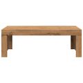 vidaXL Konferenčný stolík dub artisan 102x50x35 cm kompozitné drevo