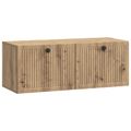 vidaXL Nástenná TV skrinka Nástenný Dub artisan 78,5 x 31 x 30 cm