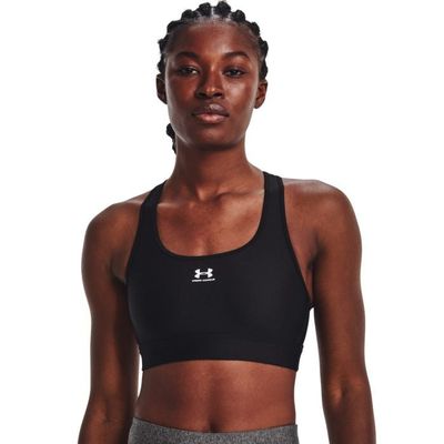 Podprsenka HG Armour Mid Padless Black - Under Armour, veľkosť XL, veľkosť oblečenia XL