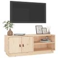 vidaXL TV skrinka 105x34x40 cm masívna borovica