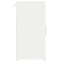 vidaXL Skrinky na topánky 2 ks biele 32x35x70 cm drevotrieska