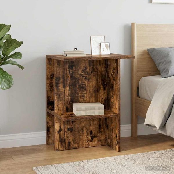 vidaXL Konferenčný stolík 2 pcs Dymový dub 40 x 30 x 49 cm