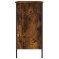 vidaXL Botník dymový dub 100x35x70 cm kompozitné drevo