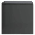vidaXL Nočné stolíky 2 ks, lesklé sivé 40x30x30 cm, kompozitné drevo