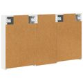 vidaXL Set kabinetov do kúpeľne 3 ks 110 x 10,5 x 60,5 cm