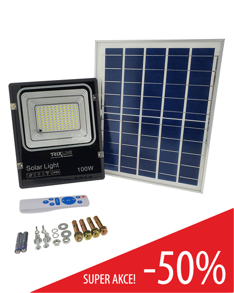 Solárne svetlo TR 367 100W TRIXLINE