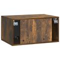 vidaXL Nástenná TV skrinka 59,5 x 41 x 30 cm Dymový dub