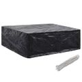 vidaXL Ochranné obaly na záhradný nábytok 2 ks 250x210x90 cm 8 očiek