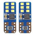 LED žiarovky CANBUS 12SMD UltraBright 2016 T10e (W5W) biela 12V/24V AMiO-01638