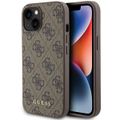 Obal Guess pre iPhone 15 6,1" GUHCP15SG4GFBR hnedá HC PU 4G Metal Logo