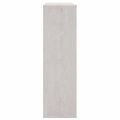 vidaXL Nadstavec na komodu HAMAR, biely 90x30x100 cm, borovica