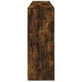 vidaXL Komoda s LED svetlami dymový dub 162x37x100 cm