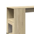vidaXL Barový stôl s policami dub sonoma 101x40x103,5 cm kompoz. drevo