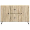 vidaXL Servírovacia skriňa so zásuvkou Dub sonoma 89 x 34,5 x 60 cm