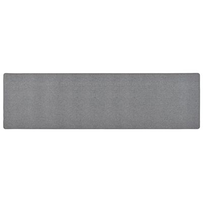 vidaXL Kobercový behúň tmavosivý 80x300 cm