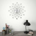 vidaXL Nástenné hodiny s pohonom Quartz moderný dizajn 50 cm