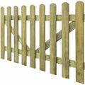 vidaXL Latková plotová brána 2 ks, impregnované drevo 300x100 cm