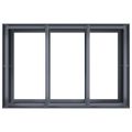vidaXL Kvetináč antracitový 120x80x80 cm oceľ
