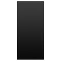 vidaXL Knižnica/komoda, lesklá čierna 66x30x130 cm, kompozitné drevo