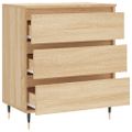 vidaXL Komoda dub sonoma 60x35x70 cm spracované drevo