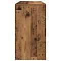 vidaXL Písací stôl staré drevo 120x42x76 cm kompozitné drevo